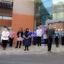 Members of the team at the Portsmouth Research Centre, which is based at the John Pounds Centre