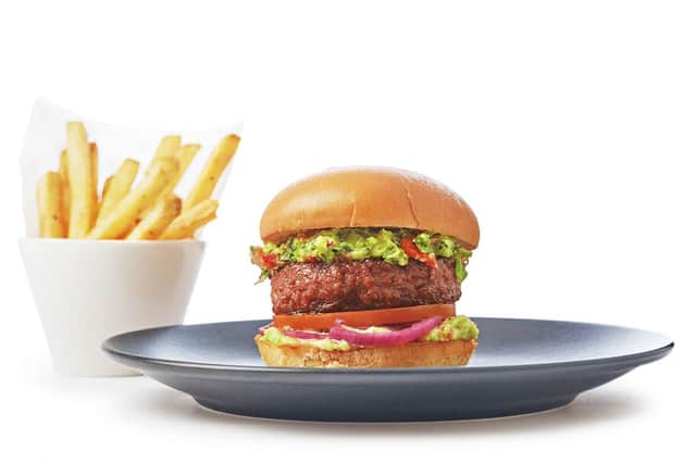 Fridays vegan burger 