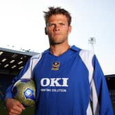 Hermann Hreidarsson arrived at Pompey from Charlton
