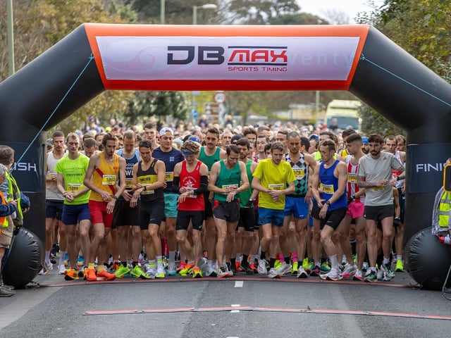 The calm before the storm: runners prepare for the run to start. Photos by Alex Shute