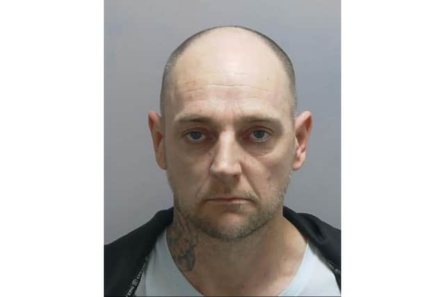 Lee Callery, 46, of Billys Copse, Leigh Park, who has been jailed for seven years after being found guilty of two counts of possession with intent to supply Class A drugs
Picture: Hampshire police