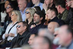 Pompey boss Danny Cowley spotted in the crowd at Northampton v Hartlepool last season during an international break    Picture: Pete Norton/Getty Images