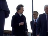 Princess Anne visiting the D-Day Story museum in Southsea, April 21, 2022. Picture: Karen Davis-Duncan