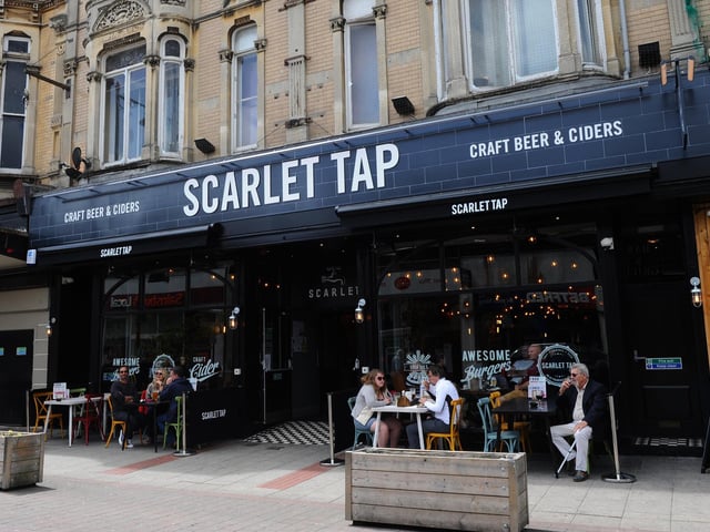 The Scarlet Tap has a rating of 4.8 from 2,192 reviews on Google. One person said: "The best cocktails I’ve ever had!"