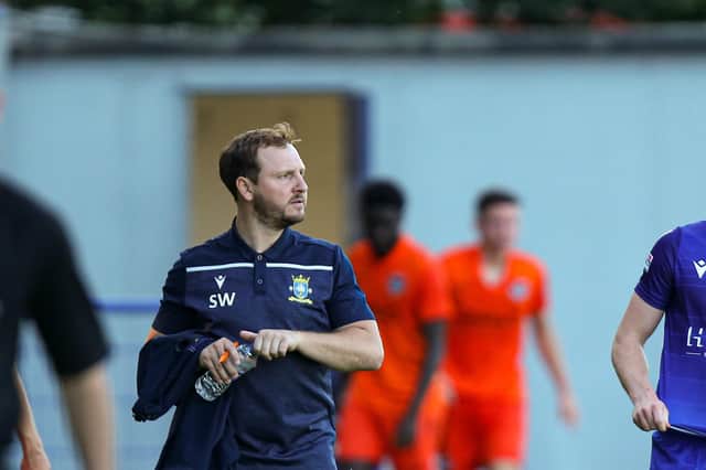 Baffins Milton Rovers boss Shaun Wilkinson. Picture: Chris Moorhouse (jpns 130721-48)