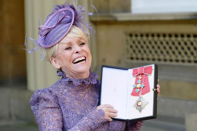 File photo dated 22/03/16 of Barbara Windsor after she was made a Dame Commander of the order of the British Empire by Queen Elizabeth II during an Investiture ceremony at Buckingham Palace, London. Photo credit should read: John Stillwell/PA Wire