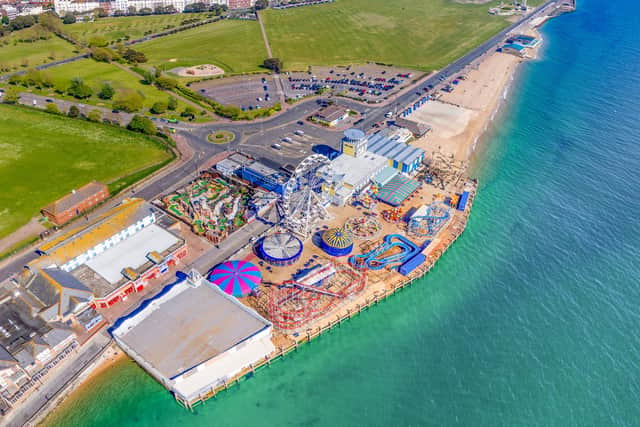 Clarence Pier. Picture: Solent Sky Services