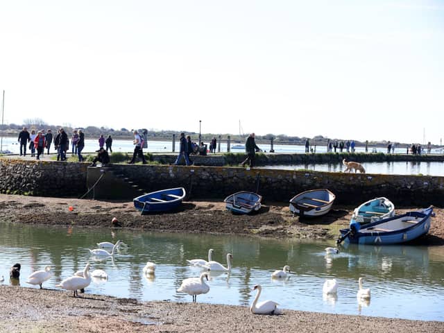 The tiny town of Emsworth is a perfect place to visit with is shoreline, mill pond and large number of independent shops in the main square. You can reach it using the number 700 Stagecoach bus from both Portsmouth and Havant.