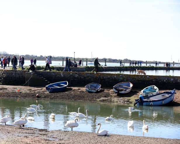 The tiny town of Emsworth is a perfect place to visit with is shoreline, mill pond and large number of independent shops in the main square. You can reach it using the number 700 Stagecoach bus from both Portsmouth and Havant.