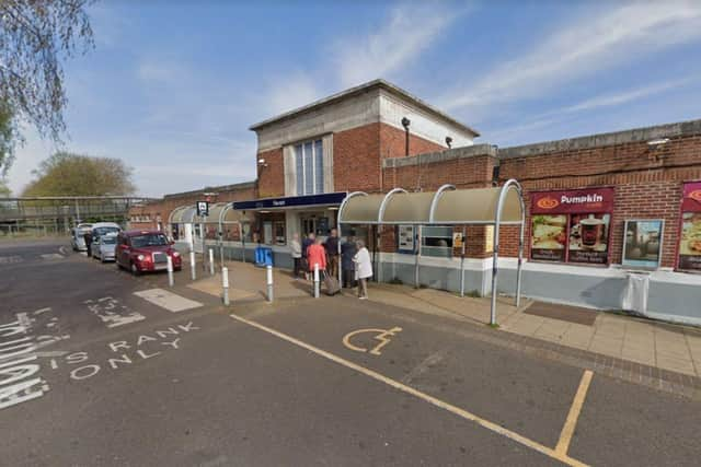 A driver crashed his mild hybrid car at Havant train station.