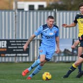 Lee Wort on the ball for AFC Portchester during September's FA Vase loss at Moneyfields.

Picture: Neil Marshall