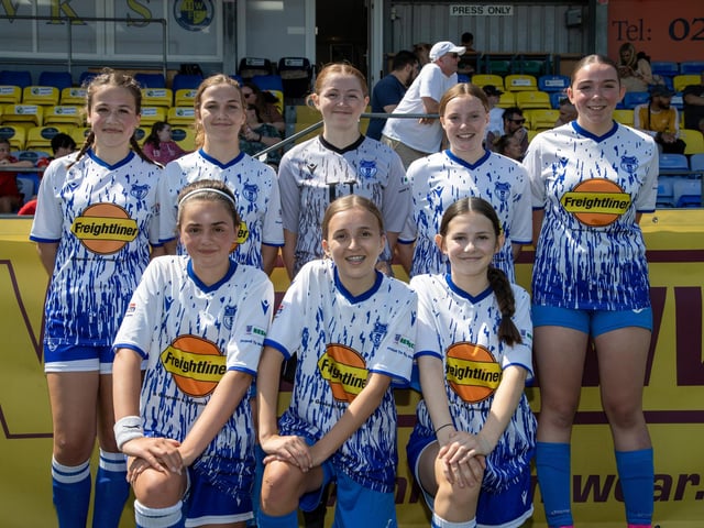 Hedge End Rangers Blue U14s. Picture: Alex Shute