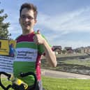 Harley Salter, 25, prepares for his 2.6 Challenge to raise money for the Huntington's Disease Association