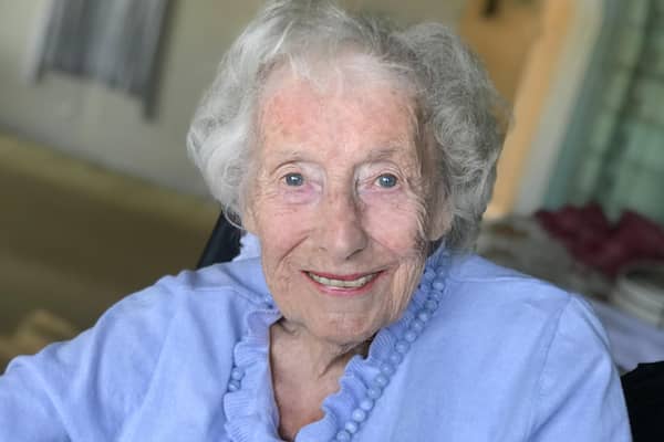 Dame Vera Lynn, pictured on her 103rd birthday. Photo: Susan Fleet.