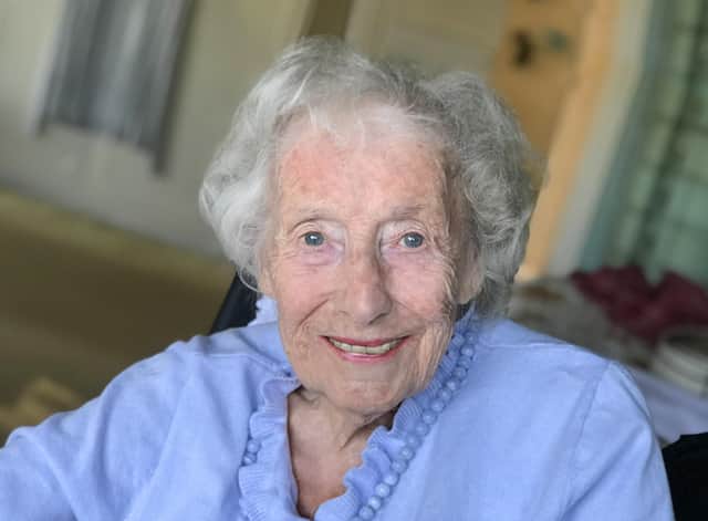 Dame Vera Lynn, pictured on her 103rd birthday. Photo: Susan Fleet.
