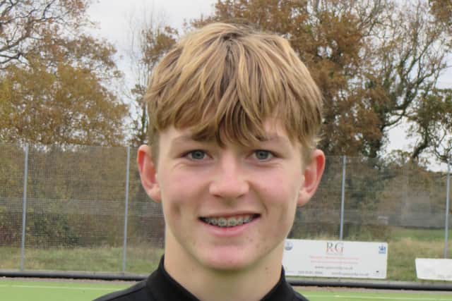 Fareham man of the match Dylan Coleman
