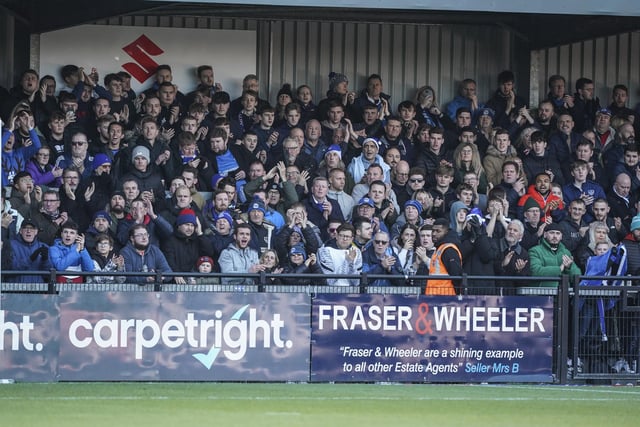 Pompey fans showed their loyalty with another packed out away end today - this time at Exeter's St James Park.