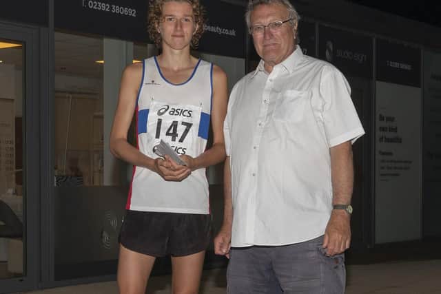 Men's under-20 series winner Callum Crook, left. Picture: Paul Smith