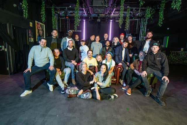 Rave for Ukraine announcement at Moonshine Club, Southsea on Wednesday 23rd March 2022

Pictured: Local DJs, performers and artists at the Moonshine Club

Picture: Habibur Rahman