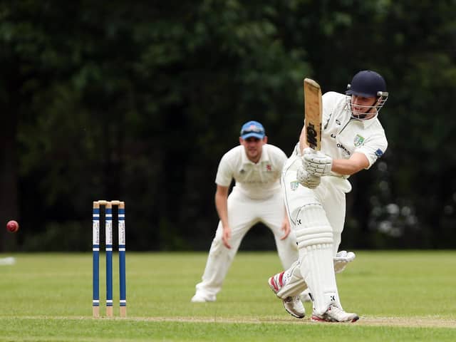 Sam Floyd hit an unbeaten half century as  Sarisbury Athletic won at Basingstoke & North Hants. Picture: Chris Moorhouse