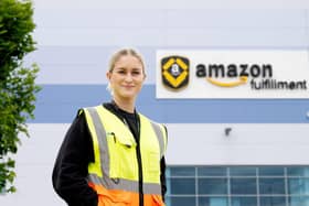 Paulina Stawnicka from the Amazon fulfillment centre in Daventry
