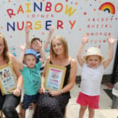 Lucy Whitehead (right), Rainbow Corner Nursery manager, feels unless insurance companies payout then many childcare providers will not be able to survive the closures.
Picture: Sarah Standing