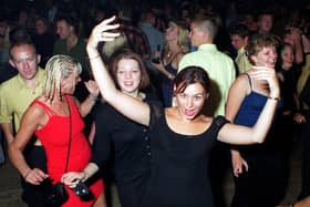 Revellers dancing the night away at Buddies 25+ nightclub at The Pyramids Centre, Southsea.