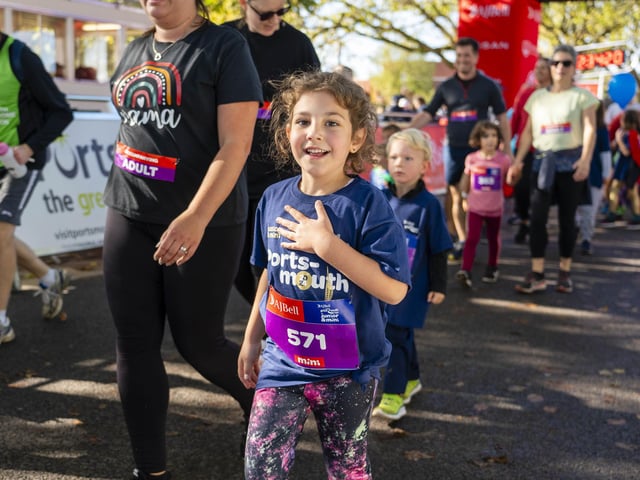 The sun came out for the kids events as hundreds took part in the challenge with a fantastic atmosphere.