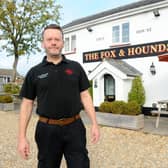 Landlord Steve Pratt of The Fox & Hounds pub in School Lane, Denmead, has apologised for a comment made on Facebook which was branded 'racist'. 
Picture: Sarah Standing (180807-7850)