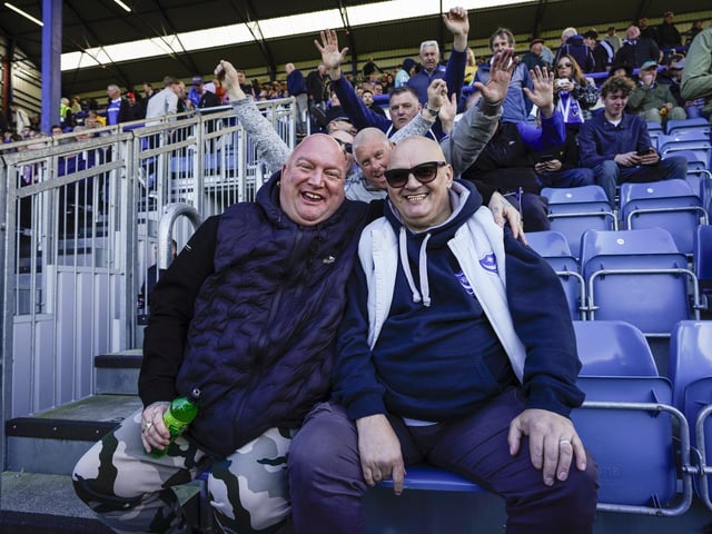Pompey fans played a big role in carrying their team to a massive three points in their Championship survival battle against Blackburn Rovers.