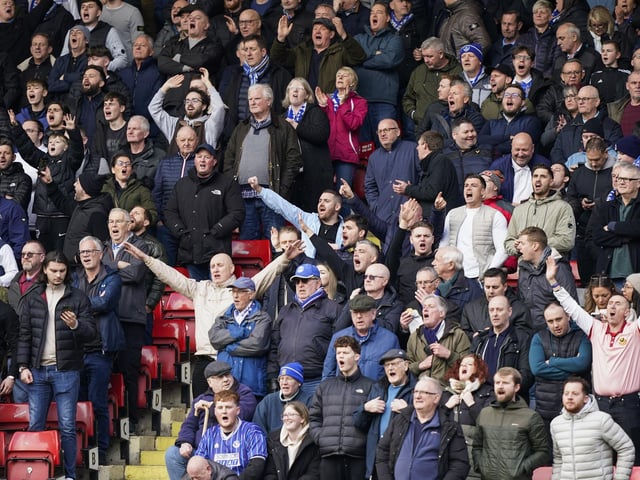 Pompey were accompanied by 3,155 fans for their goalless draw at Charlton.