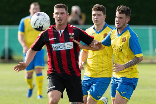 Garry Moody, left, is suspended for Fareham's opening two games this season. Picture: Keith Woodland