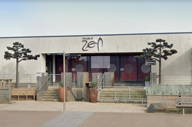 Not only can House of Zen offer food in a stunning seafront restaurant, you can get a two course meal there next week for just £15.