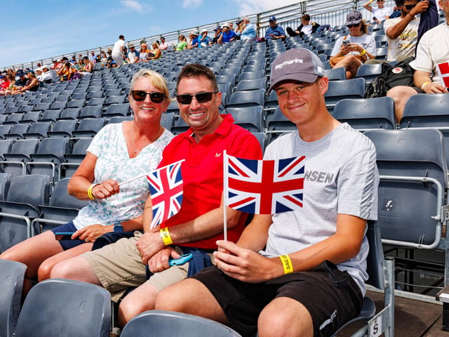 Pictured: Samantha, Neil and Thomas from Chichester