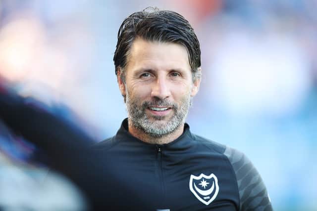 Pompey boss Danny Cowley. PinPep Media / Joe Pepler