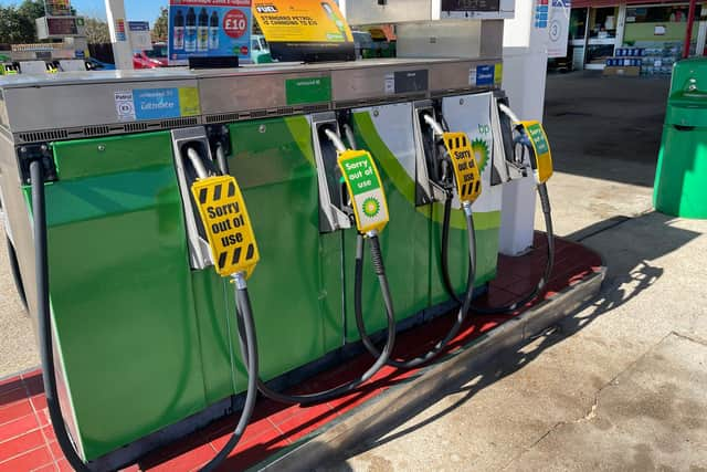 BP petrol station in Eastern Road, Portsmouth, on Friday, September 24. Picture: Marcin Jedrysiak