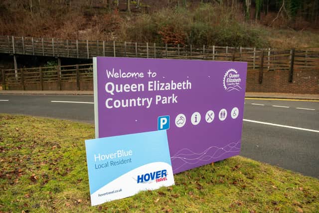 Hovertravel's HoverBlue discount extends north to PO8 Queen Elizabeth Park
