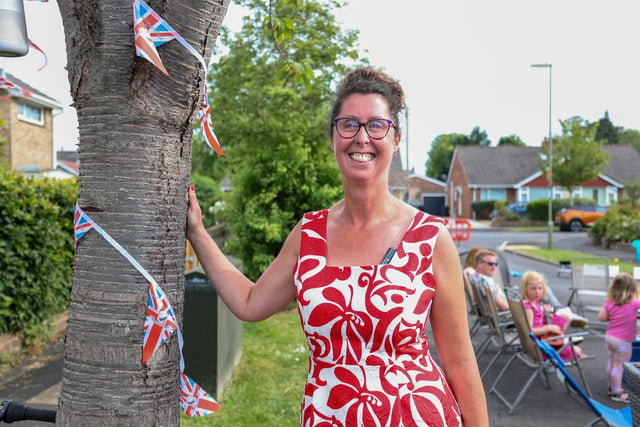 Jo Mudford, the organiser of the Longfield Road street party in Emsworth
