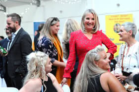 Gosport MP Dame  Caroline Dinenage pictured celebrating local entrepreneurs at the Gosport Business Awards in 2024. Picture: Sarah Standing (230524-9410)