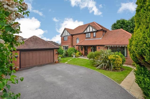 This five bedroom detached house is on sale at a guide price of £895,000. it is listed by Fine and Country.