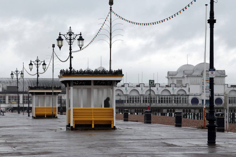 Blustery conditions are forecast over Portsmouth.


Picture: Matt Cardy/Getty Images.