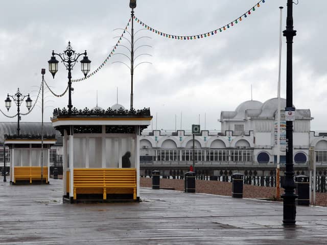 Blustery conditions are forecast over Portsmouth.


Picture: Matt Cardy/Getty Images.