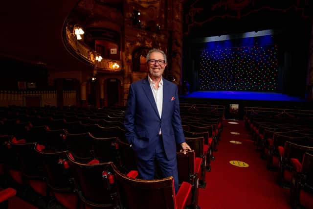 Open day at the Kings as they start to welcome guests back to the theatre on 21 May 2021

Pictured:  Paul Woolfe at the Kings Theatre
Picture: Habibur Rahman