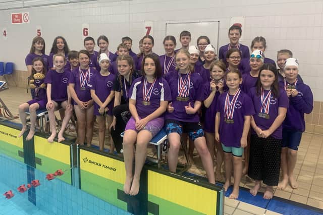 Locks Heath swimmers at the Combined Clubs Championships