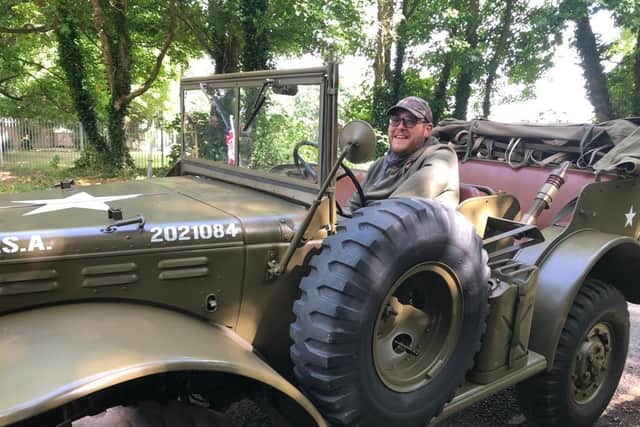 Jack Thomas from High Wycombe in a Dodge Command Car
Picture: Tom Morton