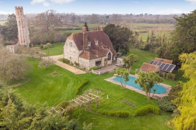 The seven-bedroom detached home for sale in Church Lane, Havant for £2.75m