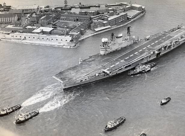 HMS Eagle August 1972. Picture: The News 2380-1