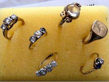 Have you seen or has anyone tried to sell you these items of jewellery?