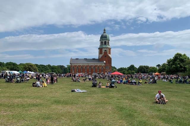 Hampshire Street Foods Big Eat festival at the Royal Victoria Country Park at Netley, June 2022