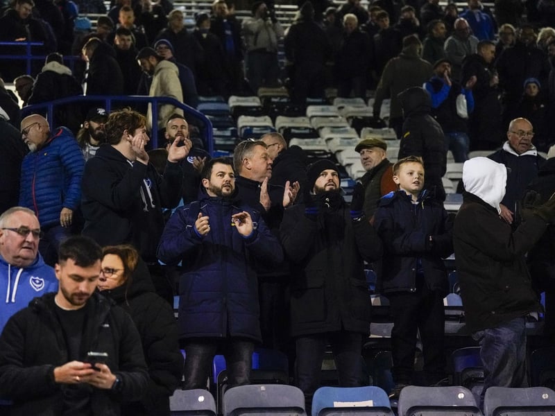 Many Pompey fans were at their defiant best against Blackpool - here's what our photographer Jason Brown captured of the day's events at Fratton Park.